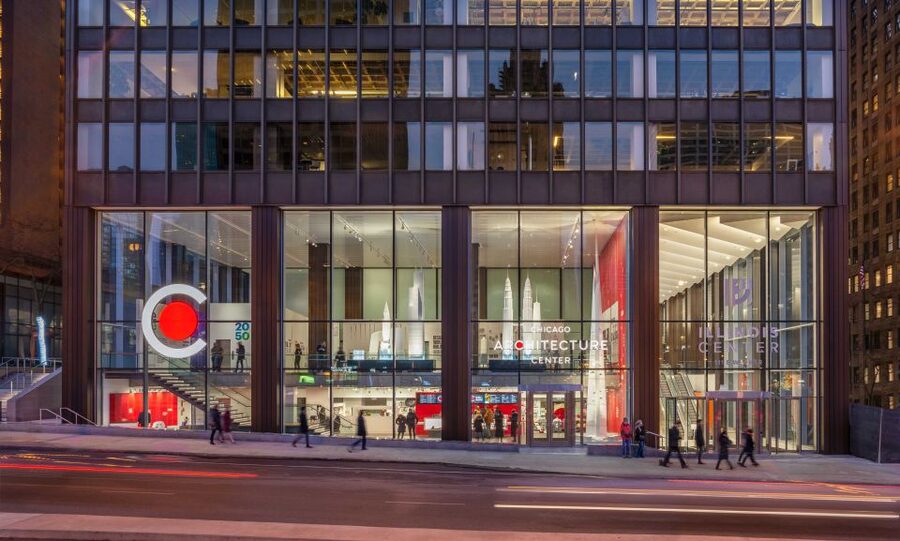 Chicago: Architecture Center Exhibit Admission - The 40-foot glass wall: why this view matters
