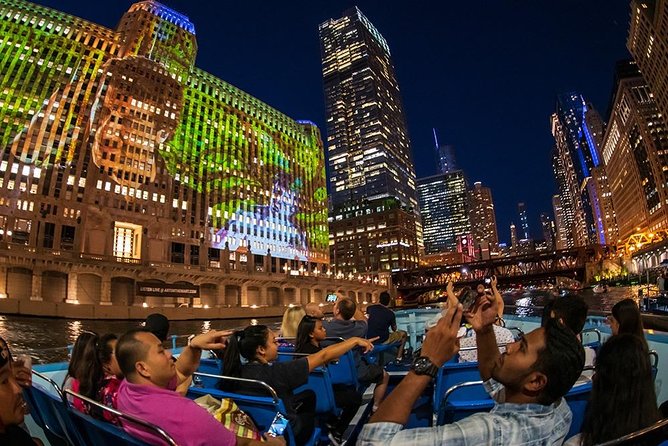 Chicago By Night River & Lake Cruise - Landmarks you’ll spot: Willis Tower, John Hancock, Museum Campus, and more