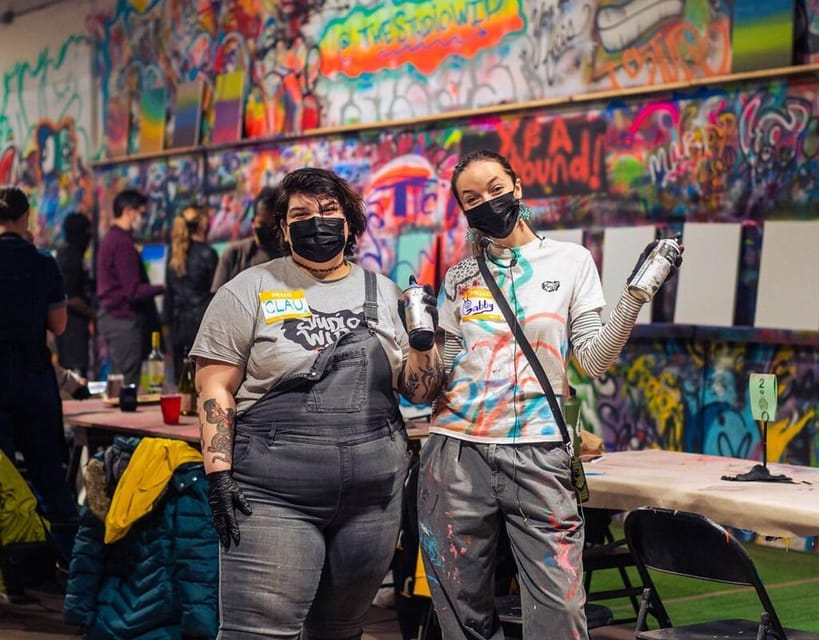 Chicago: BYOB Spray Paint and Sip Workshop - BYOB, age rules, and the social pace you can choose