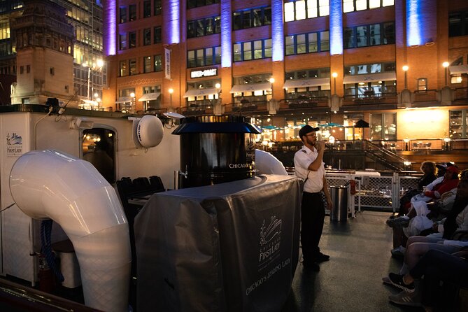 Chicago Creepy Cruise - Where the Cruise Starts: 112 E Wacker Dr Meets a Night on the River