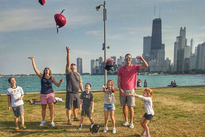 Chicago Family Food and Bike Tour with Top Attractions - The iconic Chicago Marquee sign: quick, fun, and very Chicago