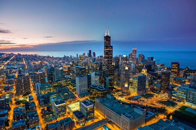 Chicago Night Driving Tour with Skydeck and River Cruise - The Ledge: the glass balcony moment