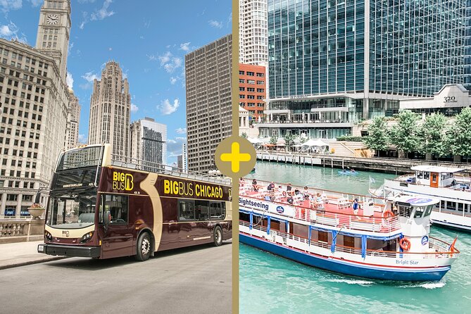 Chicago River Architecture Tour and Big Bus Hop-on Hop-off Tour - A Two-Part Chicago Win: River Architecture plus Big Bus