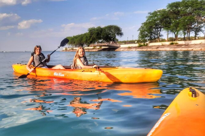 Chicago's Lake Michigan Downtown Kayak Rental at Ohio Street Beach - Paddling route vibes: Navy Pier, the skyline, and watching the water traffic