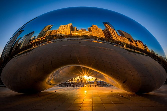 Chicago's Ultimate City Bike Tour - Loop landmarks after the parks: Picasso, the theater sign, and skyline views