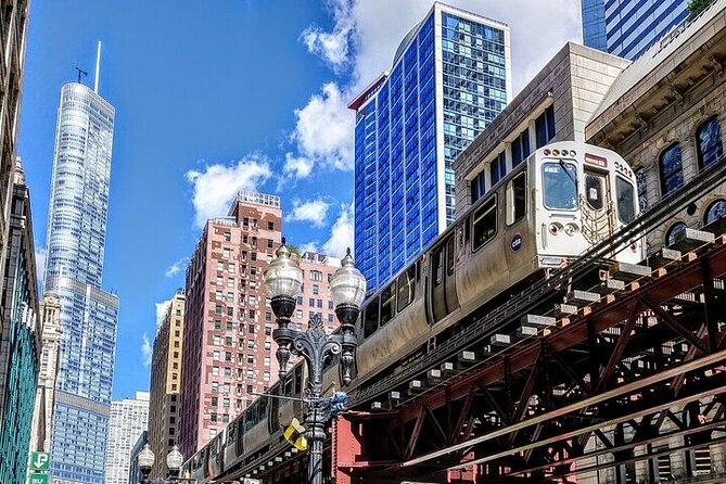 Chicago Scenic Driving Tour - Route 66 Begin Sign, Grant Park statues, and the big-city photo belt