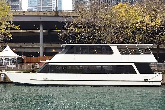 Chicago Skyline Tiki Chic Party Cruise on Lake Michigan - Boarding at 355 Chicago Riverwalk: location matters more than you think