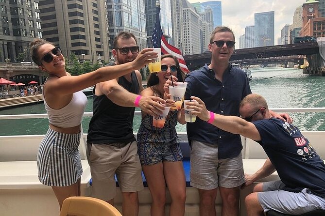 Chicago Skyline Tiki Chic Party Cruise on Lake Michigan - The Chicago Lock segment: the best part happens after the wait