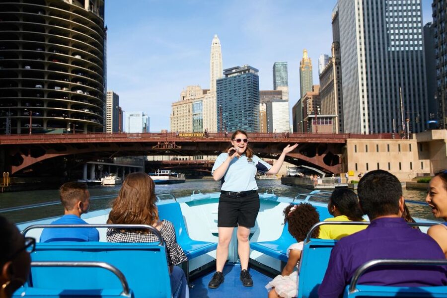 Chicago: Summer Fireworks Cruise with 3D Glasses and Music - Where the itinerary flows: from Harbor Lock to fireworks time