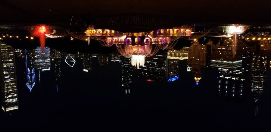 Chicago: Sunset Tour by Open-top Bus with Live Guide - Art on the Mart: The Outdoor Light Installation Moment