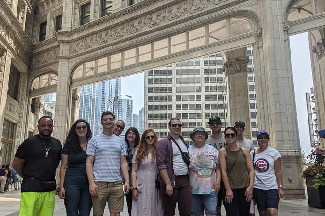 Chicago Walking Tour of Highlights with Free Bike or Kayak Rental - Chicago Theatre marquee time: 1921 French Baroque details