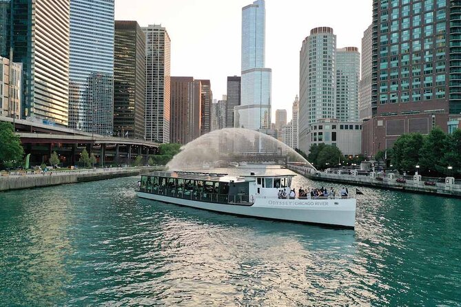 City Cruises Chicago: Premier Plus Brunch Cruise on Chicago River - Willis Tower from the water: a Loop skyline moment