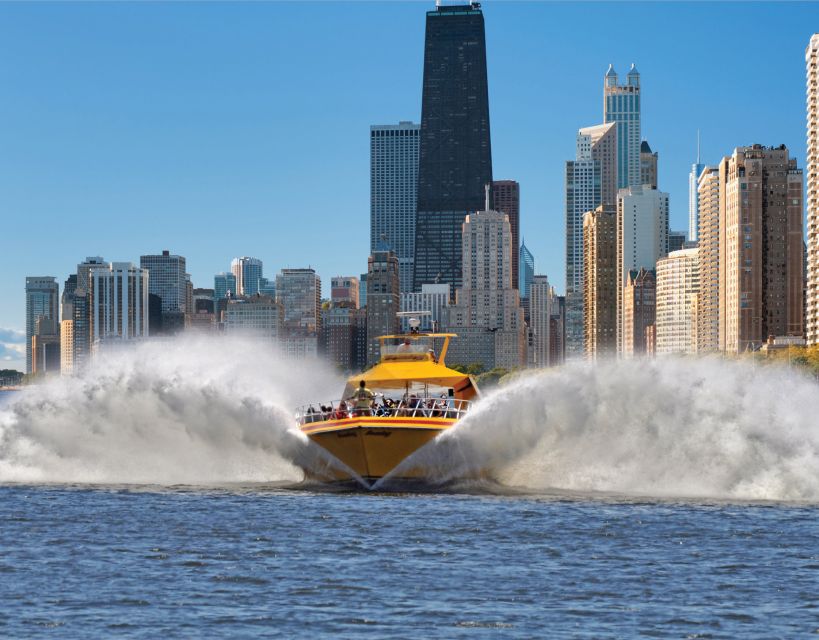 City Cruises Chicago: Seadog Lakefront Speedboat Ride - Extreme Thrill Ride: 360° spins, splashes, and the height rule you must follow