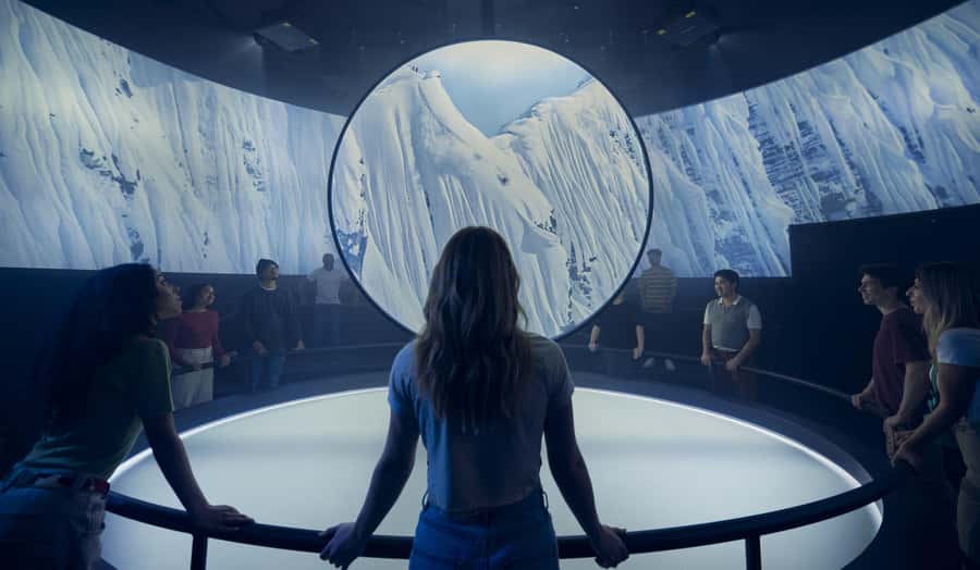Flyover in Chicago: An Immersive Flying Theatre Experience - Seating Details: Feet Dangling, Screen Surrounding You