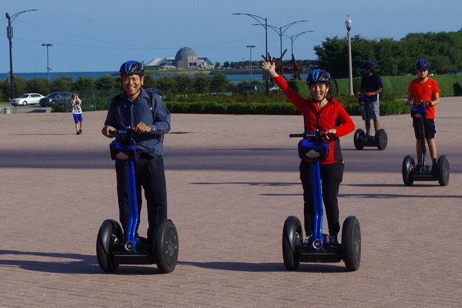 Lakefront Segway Tour in Chicago - Adler Planetarium on Northerly Island: astronomy with Lake Michigan in the frame