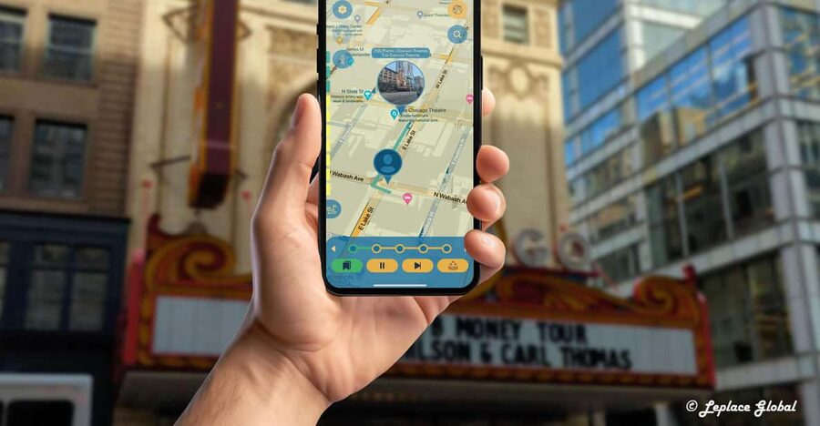 Michigan Avenue Rendezvous Walking Tour with Smartphone App - How The Leplace World App Turns Michigan Avenue Into a Game