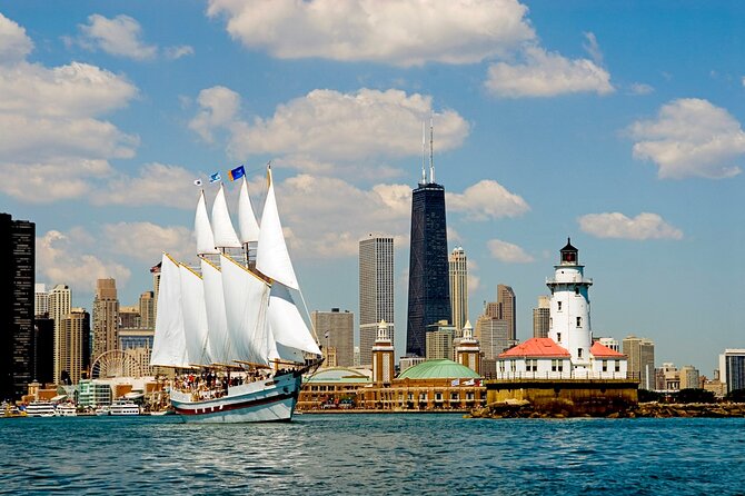 Sail on Tall Ship Windy, join us for our "Chicago Skyline Sail" - Tall Ship Windy and the Chicago Skyline, From Water Level